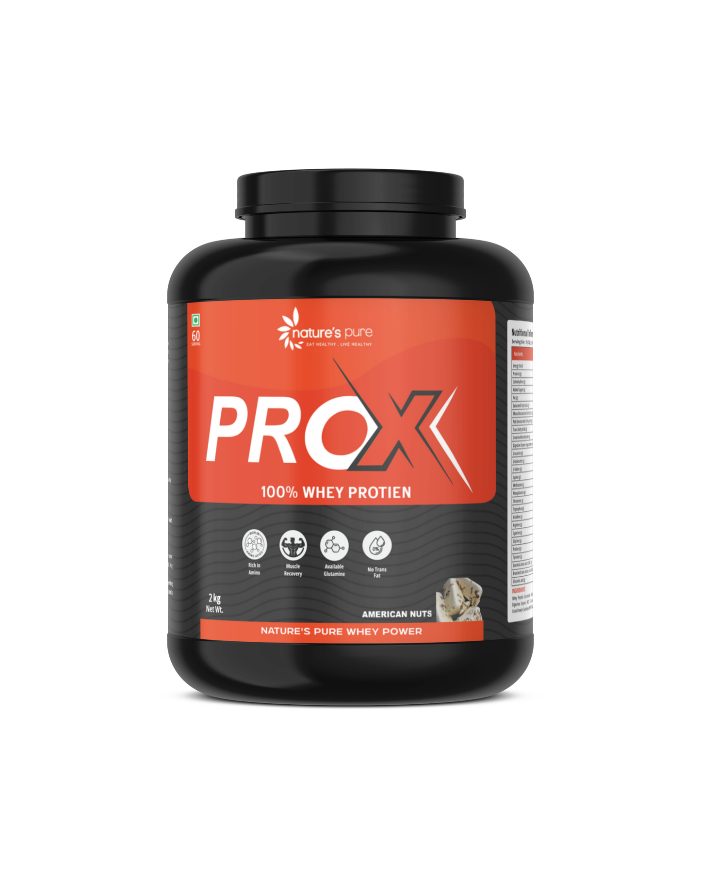 ProX Whey Protein – Pure, Natural Fuel for Lean Muscle Growth