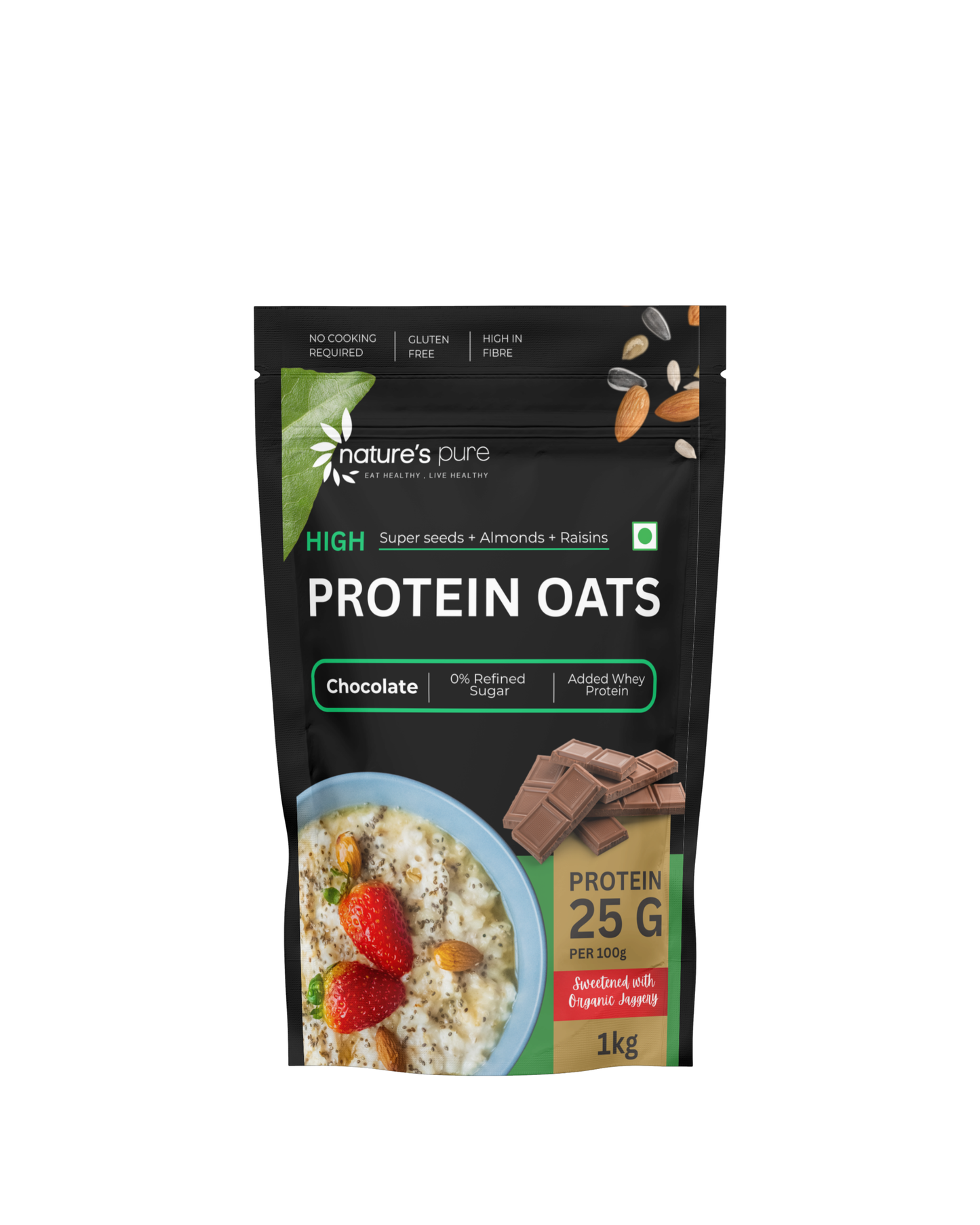 Nature's Pure High Protein Oats