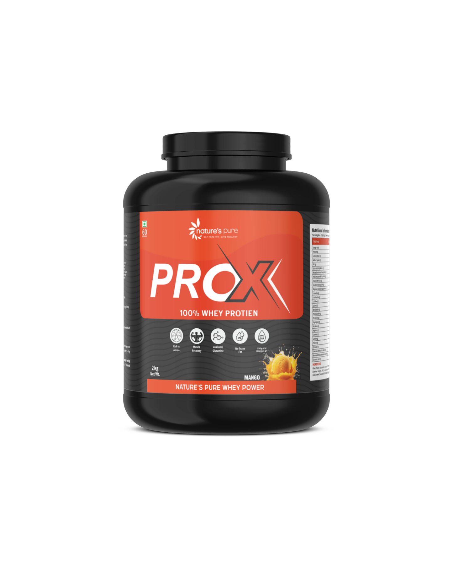 ProX Whey Protein – Pure, Natural Fuel for Lean Muscle Growth