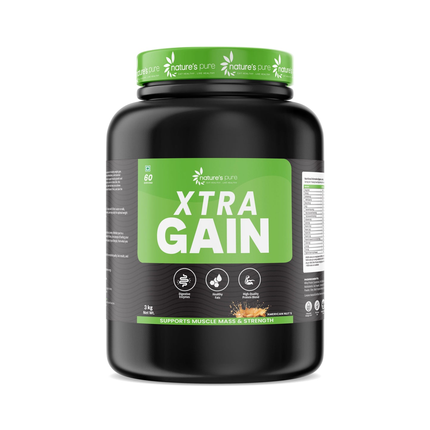 Nature's Pure Xtra Gain – Natural and effective gainer formula